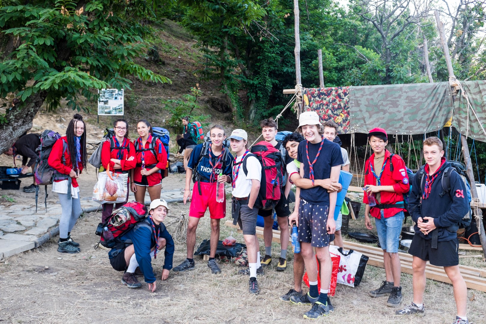 Photo groupe scouts 16 18 ans